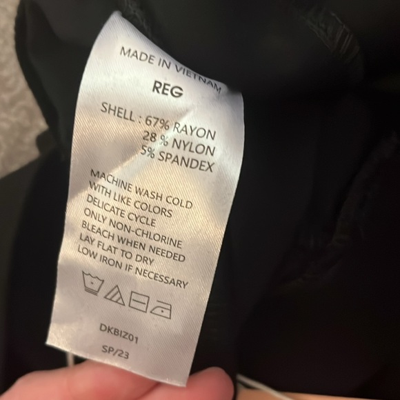 NWT Quince Black Ultra-Stretch Ponte Straight Leg Pant Size M - Picture 4 of 9